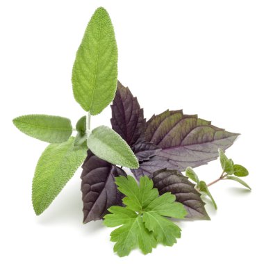 Çeşitli taze ot bırakır 