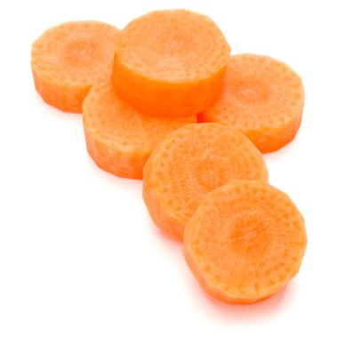 doğranmış havuç dilimleri