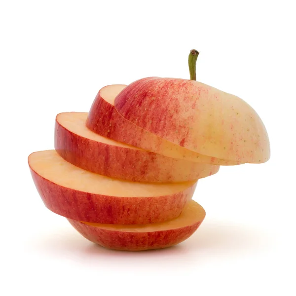 Kırmızı dilimlenmiş elma — Stok fotoğraf