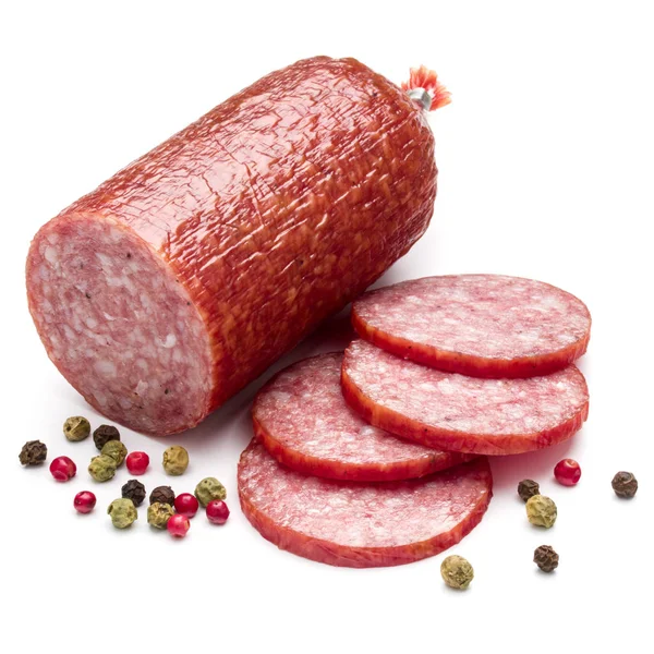 Salami smoked sausage — Stock Photo, Image