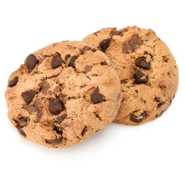 Dois biscoitos de chocolate — Fotografia de Stock