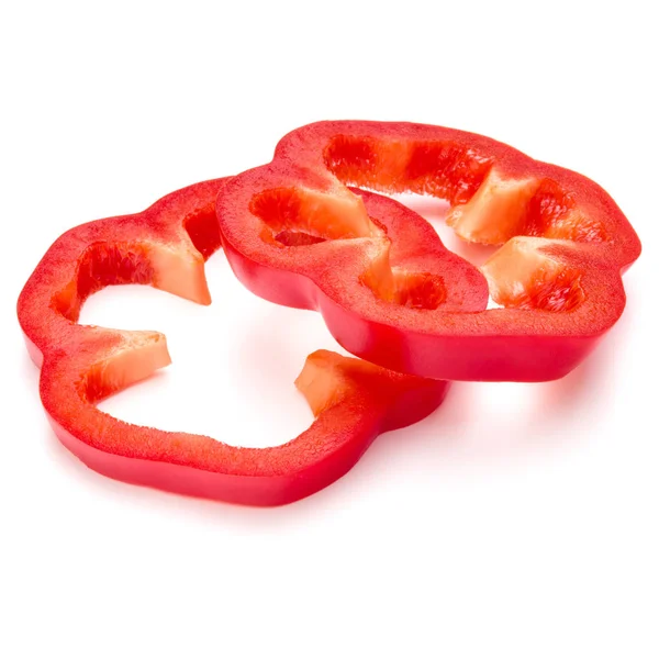 Ломтики красного сладкого перца — стоковое фото