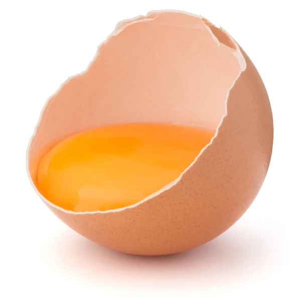 달걀 껍질에 깨진된 달걀 — 스톡 사진