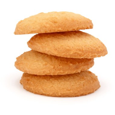 yığılmış kısa pasta kurabiye 