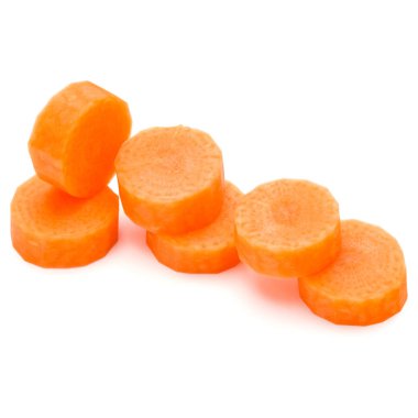 doğranmış havuç dilimleri