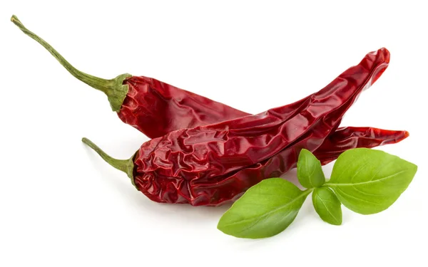 Sušené červené chilli papričky — Stock fotografie