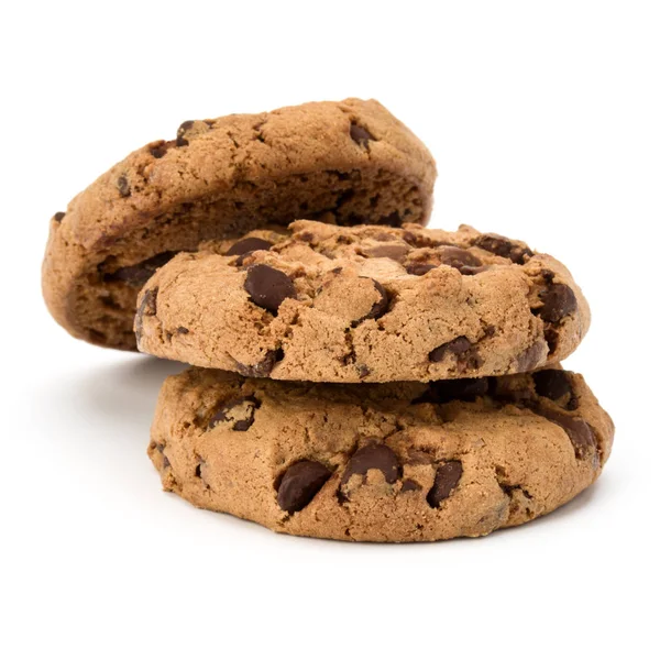 Trois biscuits aux pépites de chocolat — Photo