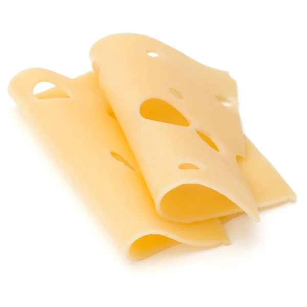 Duas fatias de queijo — Fotografia de Stock