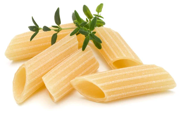Italiensk pasta på vit — Stockfoto