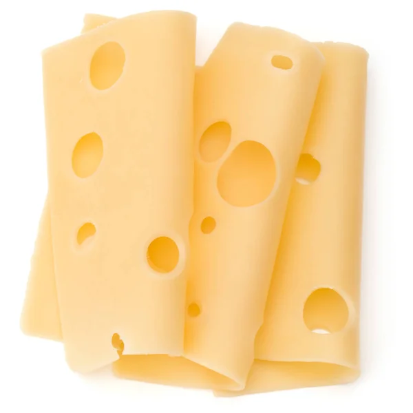 Three Cheese slices — Stock Photo, Image