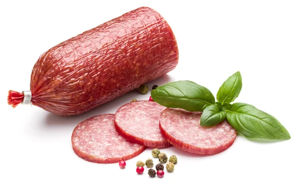 Salame salsiccia affumicata — Foto Stock