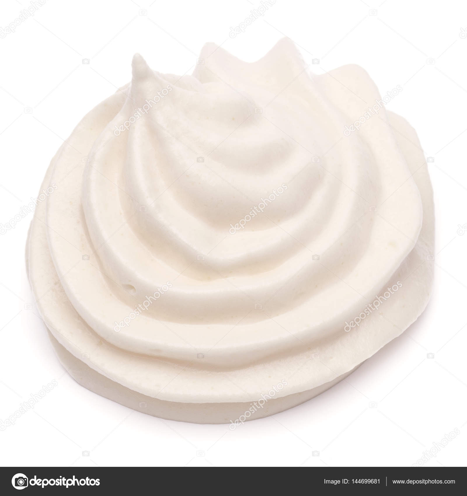 Whipped cream swirl — Stock Photo © natika 144699681