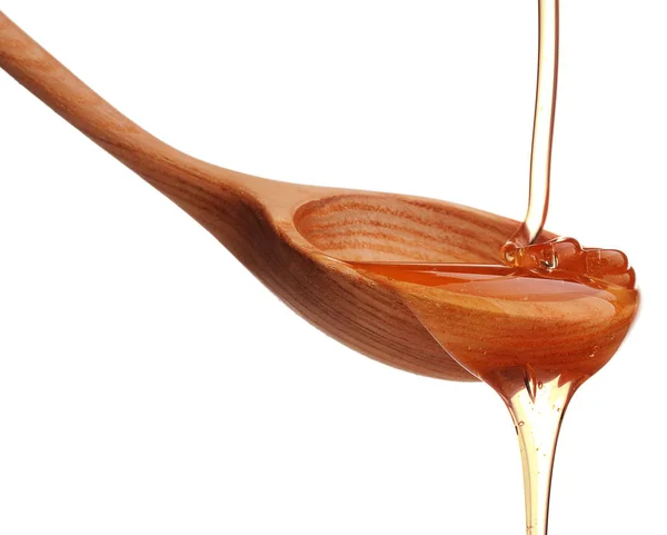 Zoete honing druipende — Stockfoto
