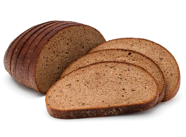 Pão de centeio fresco em fatias — Fotografia de Stock
