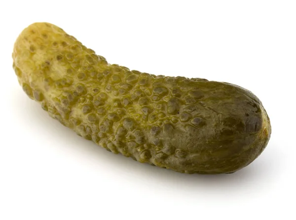 Pickled or marinated cucumber — Stock Photo, Image
