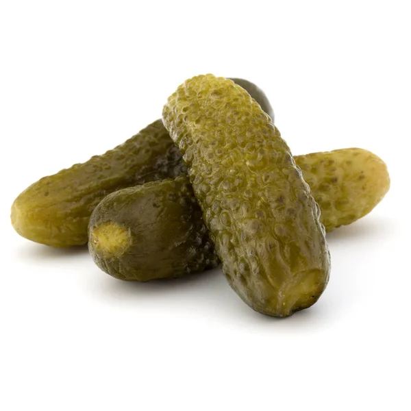 Pickled or marinated cucumbers — Stock Photo, Image