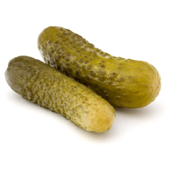 Pickled or marinated cucumbers — Stock Photo, Image