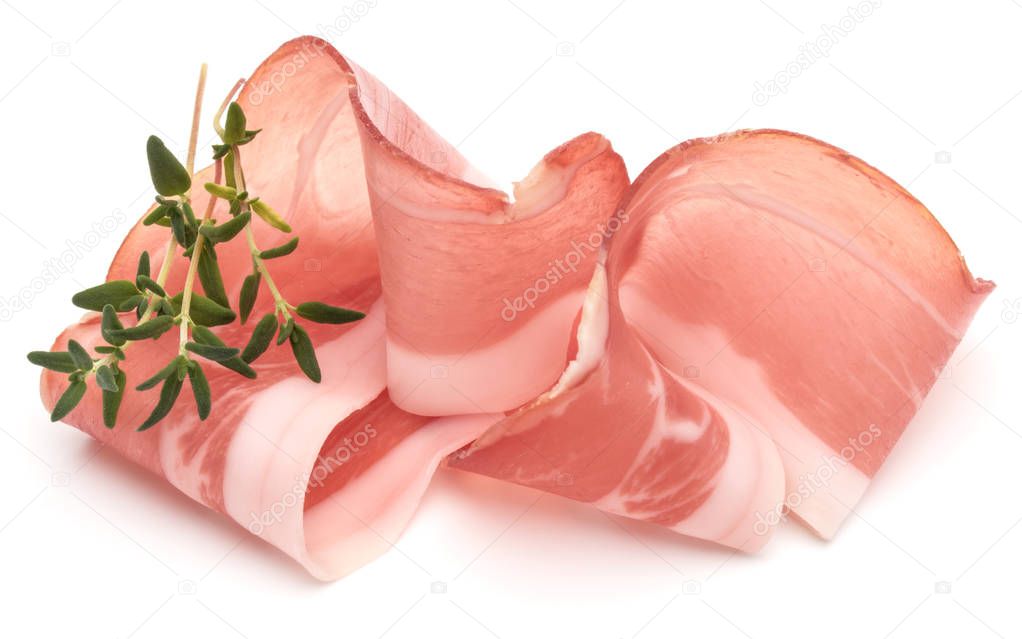 Italian prosciutto crudo