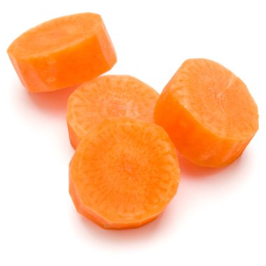 doğranmış havuç dilimleri