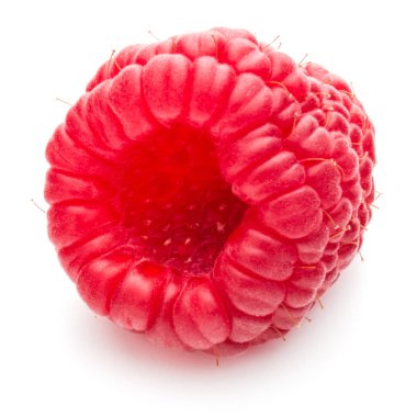 Olgun kırmızı ahududu