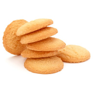 yığılmış kısa pasta kurabiye