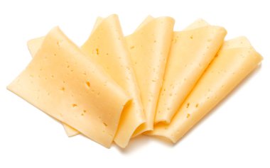 izole peynir dilimleri