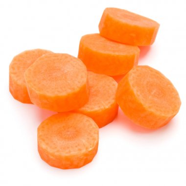 doğranmış havuç dilimleri