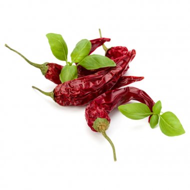 Kurutulmuş kırmızı biber.