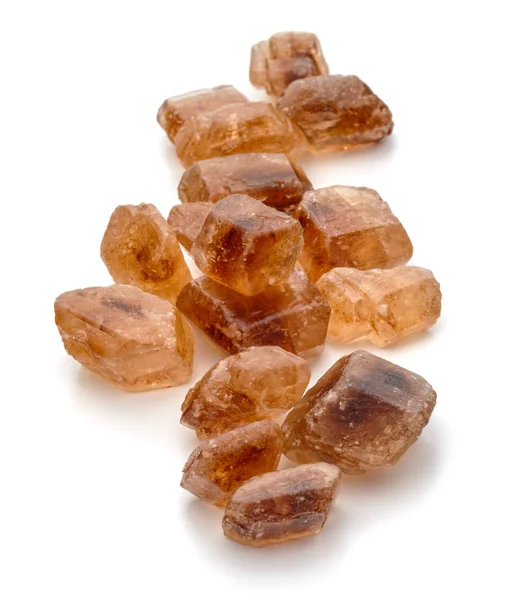 Brown caramelized sugar cube — Stock Photo, Image