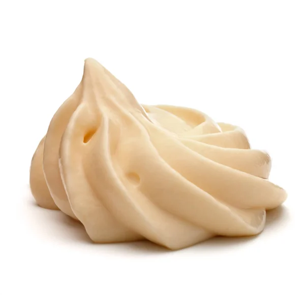 Mayonaise swirl geïsoleerd — Stockfoto