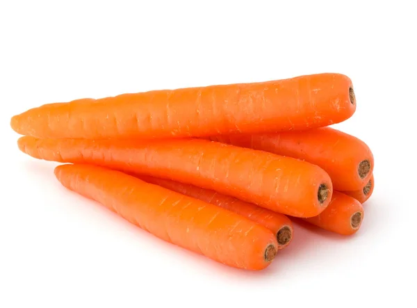 Bulwy słodkich surowej marchewki — Zdjęcie stockowe