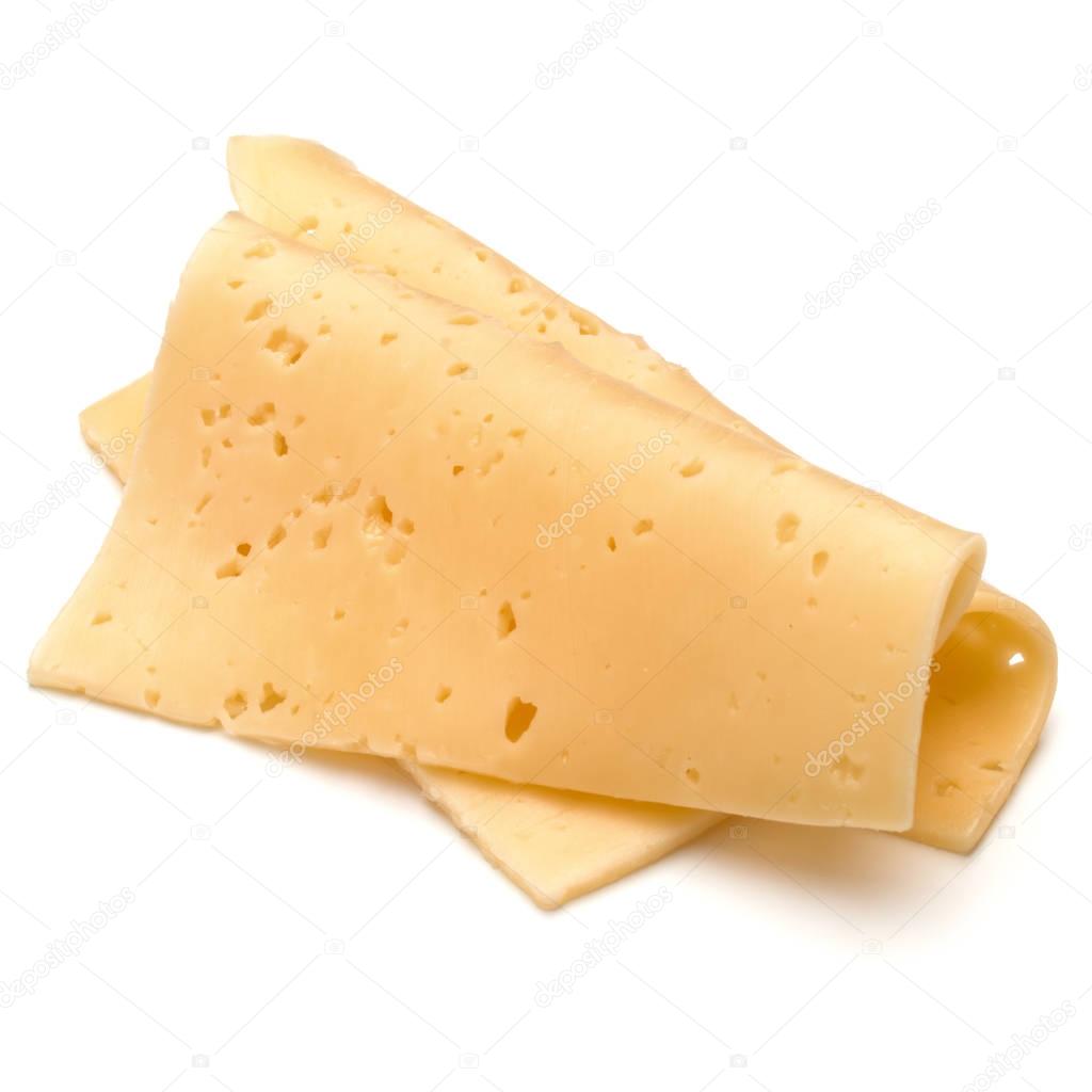 cheese slices isolated