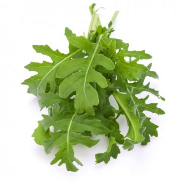 Yeşil taze rucola yaprakları 
