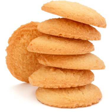 yığılmış kısa pasta kurabiye