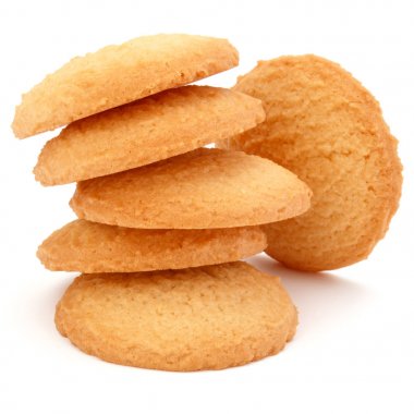 yığılmış kısa pasta kurabiye 