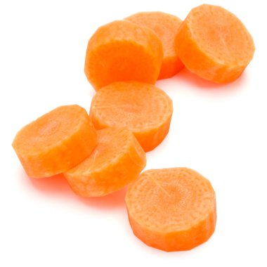 doğranmış havuç dilimleri 