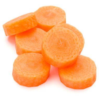 doğranmış havuç dilimleri 