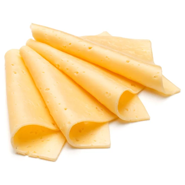 Recorte de fatias de queijo — Fotografia de Stock