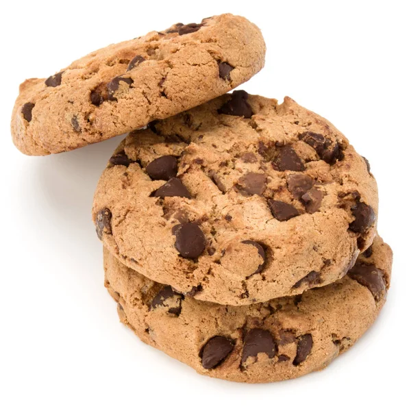 Three Chocolate chip cookies — Stock Photo, Image