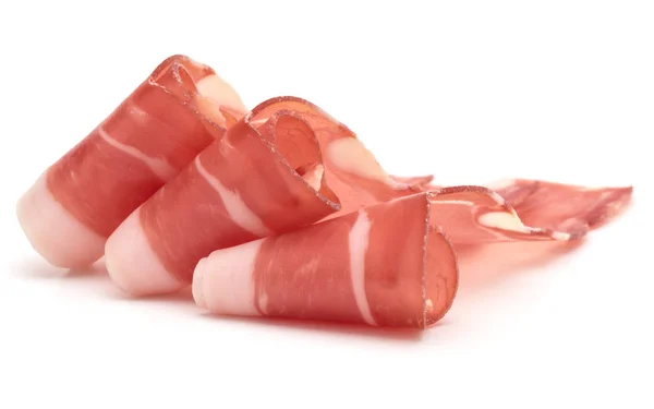 Włoskiego prosciutto crudo lub jamon. — Zdjęcie stockowe