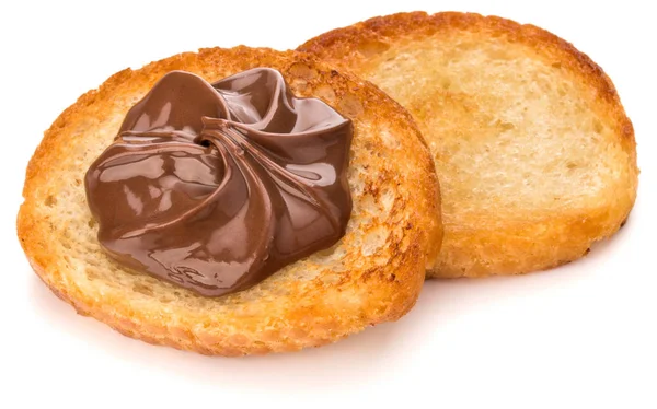 Sanduíche com creme de chocolate — Fotografia de Stock
