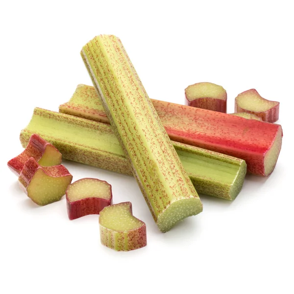 Rhubarb stem cutout — стоковое фото