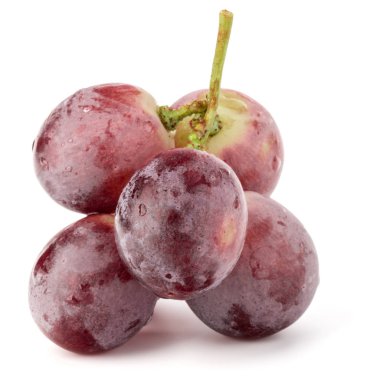 Beyaz üzerine kırmızı üzüm çilek 