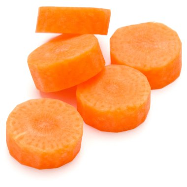 doğranmış havuç dilimleri 