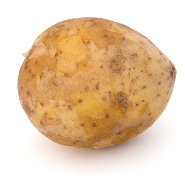 beyaz üzerine yeni patates  