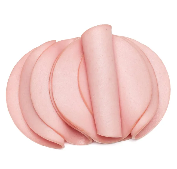 Rolled bologna slices — Stock Photo, Image