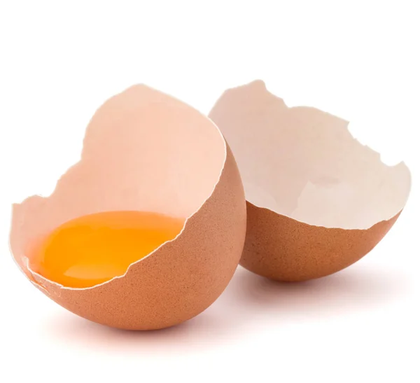 Złamane jaj w skorupce — Zdjęcie stockowe