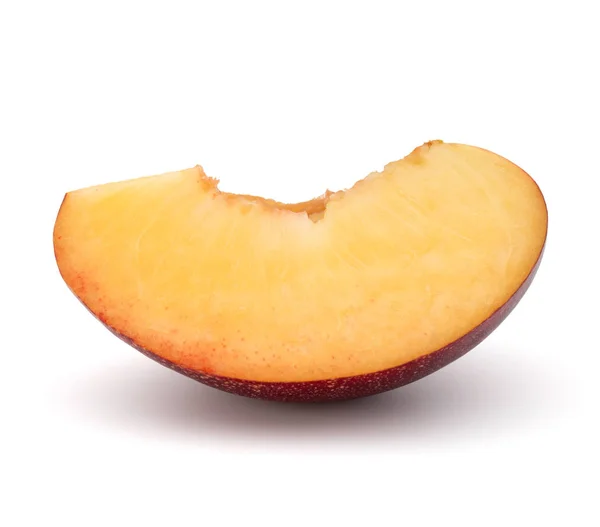 Nectarine fruit slice — Stock Photo, Image