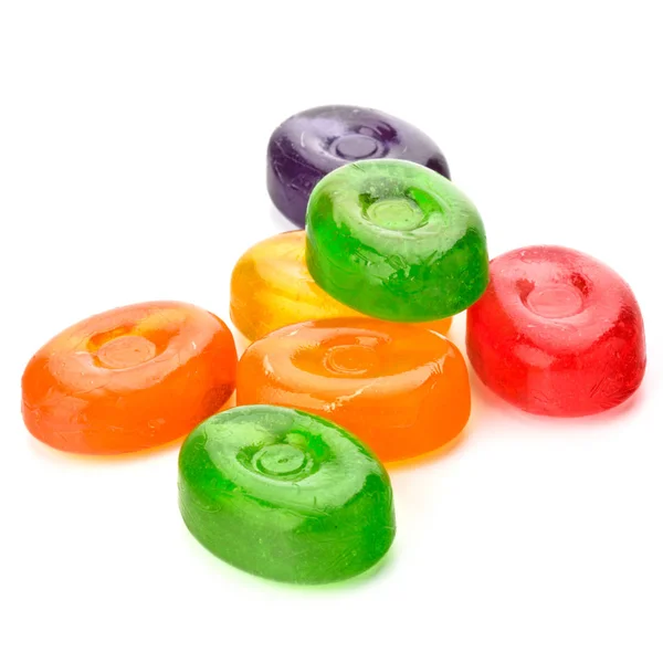 Kleurrijke vruchten harde suiker snoepjes — Stockfoto