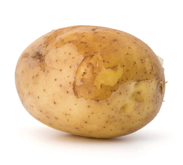 New potato on white — Stock Photo, Image